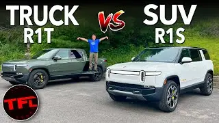 Move Over Rivian R1T - Here’s How the Rivian R1S SUV Compares To The Pickup!