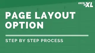 How to use Page Layout View in MS Excel | Step by Step Process