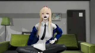 【MMD】Chainsaw man ［fart&burp animation］