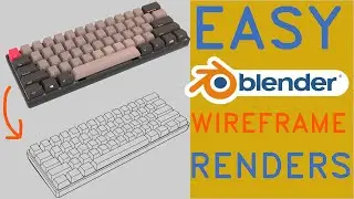 Rendering wireframe images in Blender 2.9