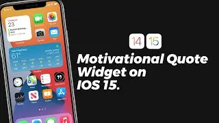 How to Add Daily Motivational Quote Widget on IOS 14 - iPhone & iPad Tutorial