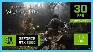 RTX 3060 Laptop - Black Myth: Wukong - 1080p, 1440p and 4K!