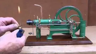 World smallest working two-stroke cross-head hot-bulb engine