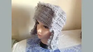ушанка с козырьком,часть 1