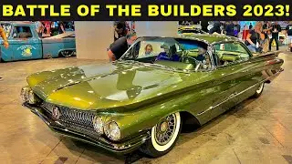 SEMA BATTLE of the BUILDERS 2023: Winner RUNS OUT OF GAS! 1960 Buick Invicta X-60 Custom Hot Rod!