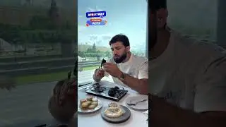 Арман Царукян показал, как уничтожает черную икру. 