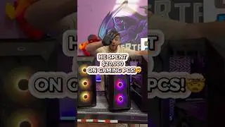 Imagine spending $20,000 on GAMING PCS! 🤯