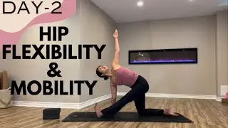 18 Minutes Hamstrings, It Band, Quads, Inner Thighs || Day-2 Hip Flexibility & Mobility Challenge