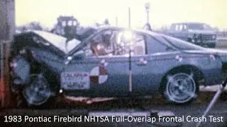 1982-1989 Pontiac Firebird Coupe NHTSA Full-Overlap Frontal Crash Test