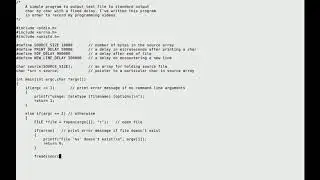 Beginner's C project: coding a simple program for making programming videos [Code Monkey King]
