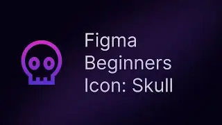 Figma Beginners Icon: Skull