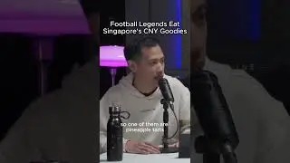 Football Legends Trying Singapore's CNY Goodies 