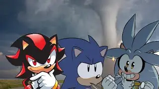 Sonic,Shadow,and Silver Play Roblox Natural Disasters, ft 