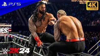 WWE 2K24 - The New Bloodline vs. The Old Bloodline | War Game Match Survivor Series | PS5™ [4K60]