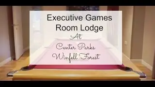 Executive Games Room Lodge At Center Parcs, Whinfell Forest