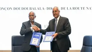 Cérémonie d'accord de financement pour la réhabilitation du tronçon Doudoubalala - Dikhil
