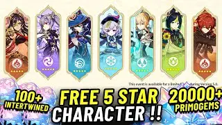 How To Get Free 100+ PULLS On Genshin Impact 5.0 | Free Primogems Genshin Impact