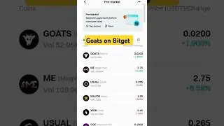 🚀 Goat's Airdrop on Bitget Premarket: Claim Your Crypto Fast! 💰 