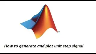 How to generate and plot unit step signal in Matlab