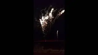 Fireworks at Wyoming frontier stadium