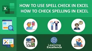 How to Check Spelling in Excel || How to Use Spell Check in Excel