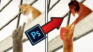 LION KING Recreated In Photoshop!