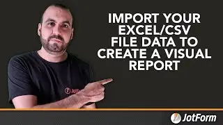 How to import your Excel or CSV file data to create a visual report