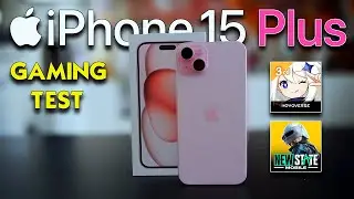 iPhone 15 Plus (Pink) - Gaming Test: Genshin Impact & PUBG Mobile New State