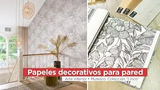 Diseño Interior. Casas modernas con papeles decorativos para pared MURESCO Colección 