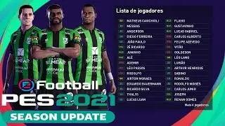 América Mineiro 100% atualizado - PES 2021