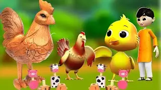 கோழி மர பொம்மை தமிழ் கதை - Hen Wooden Toy Story | 3D Animated Tamil Moral Stories | JOJO TV Stories
