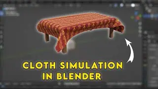 Cloth Simulation in Blender 3d | Blender Tutorial