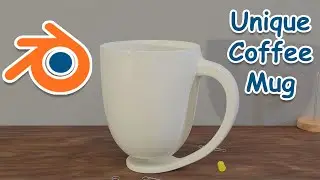 blender beginner tutorial | How to make Unique Coffee Mug in blender 2.83