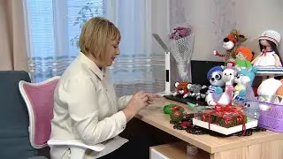 Жительница Тамбова делает игрушки в технике амигуруми
