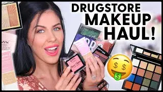 HUGE DRUGSTORE MAKEUP HAUL!! NEW RELEASES FROM WET N WILD, COVERGIRL, NYX, REVLON & MORE!!