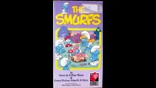 Original VHS Opening: The Smurfs - Once In A Blue Moon (UK Retail Tape)