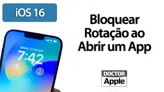 Curso iPhone - Travar Rotação Automaticamente