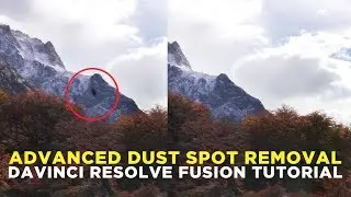 Advanced Dust Removal - Davinci Resolve 15 Fusion Tutorial