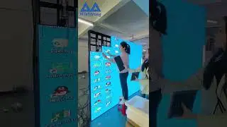 Flexible LED Video Wall Screen Installation