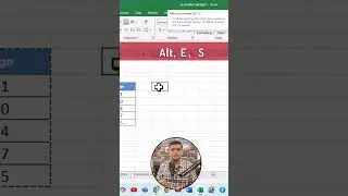 EXCEL MAIN COLOUMN KO ROWS MAIN BADLE AASANI SE #shorts