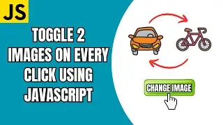 Toggle two images on click using JavaScript