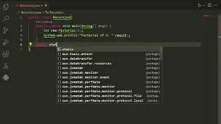 RECURSION IN JAVA