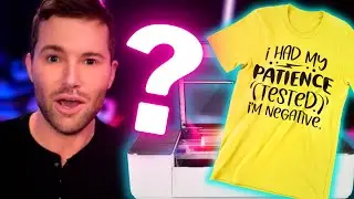 A Glowforge LASER Made This T-Shirt?! What?!?! 😱 | Glowforge Projects
