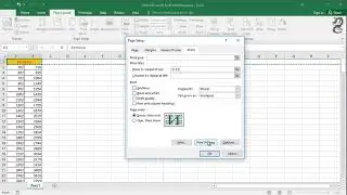 How to Repeat Row and Column Headers on Each page in Excel