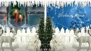 Фон для видеомонтажа С Новым Годом 3 HD Happy New year