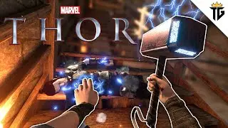THOR | Brutal VR Dungeon Run Gameplay! - Blade & Sorcery VR Mods (Marvel)
