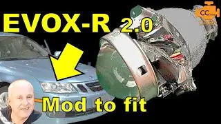 Modding Hella EVOX-R 2.0 Bi-Xenon Projectors to fit Saab 9-3 PART 1