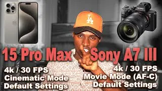 iPhone 15 Pro Max vs Sony A7 III Camera / You will be surprised 😱