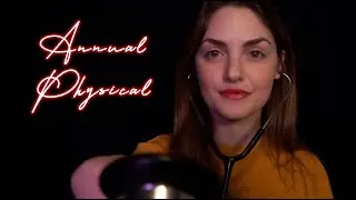 ASMR Doctor | Annual Physical Exam in Low Light