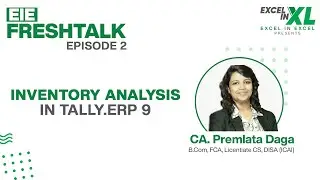 Inventory Analysis in Tally. ERP 9 by CA. Premlata Daga | 